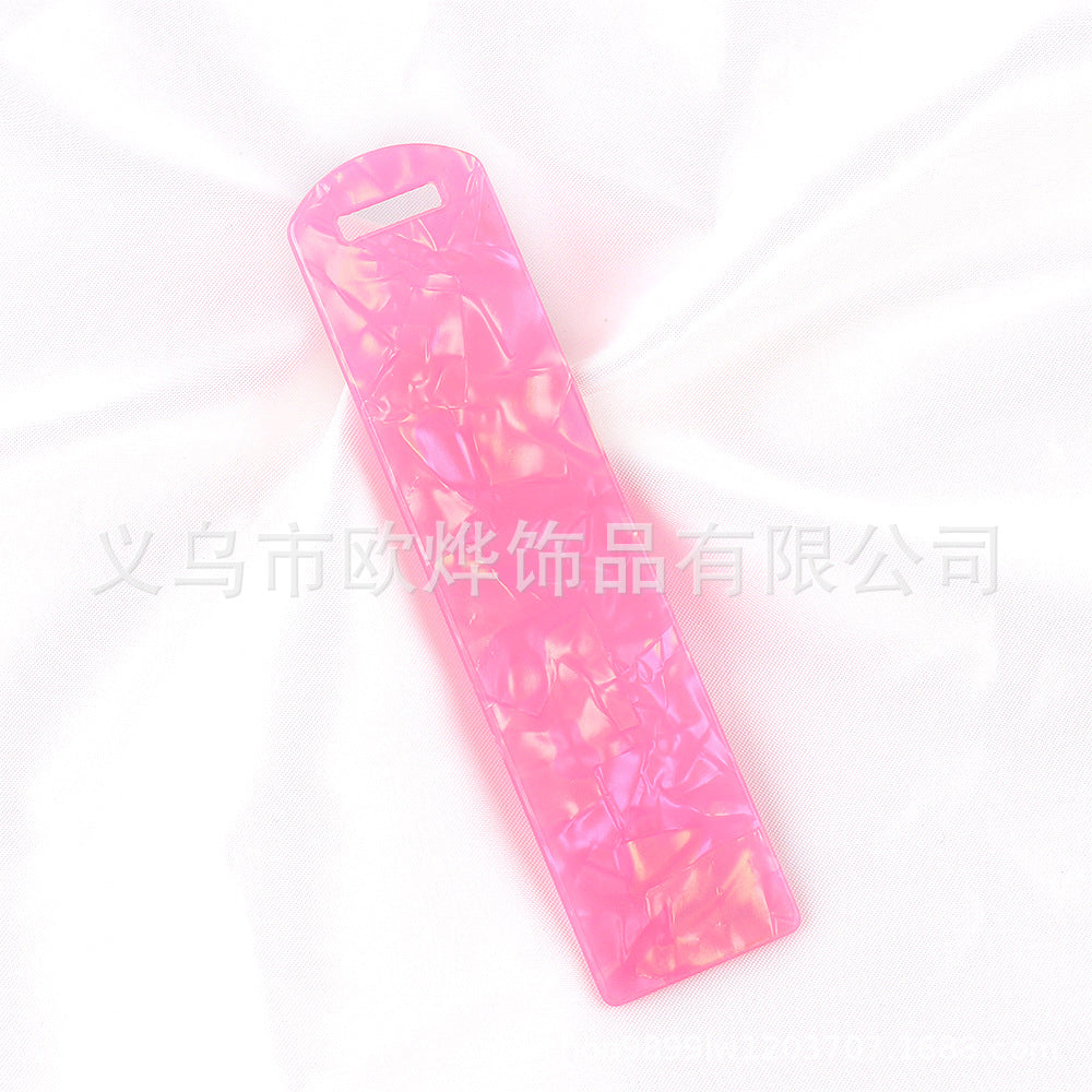 Wholesale 10pcs New Textured Acrylic Bookmark Pendant Card Bookmark